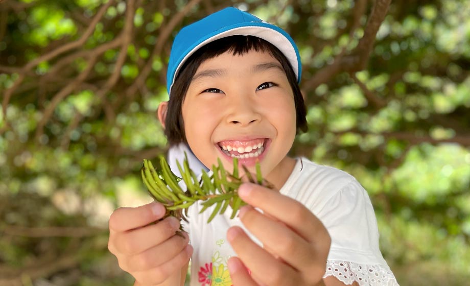 豊かな自然に囲まれてのびのび学ぶ